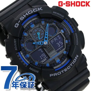 gショック ジーショック G-SHOCK GA-100-1A2DR Newコンビネーションモデル ブラック 黒 ブルー CASIO カシオ 腕時計 メンズ プレゼント 