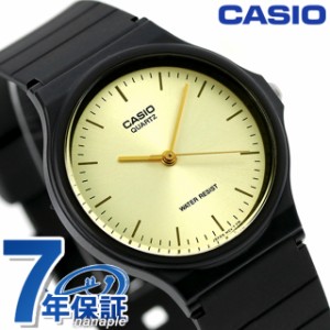カシオ チプカシ 海外モデル クラシック ラウンド MQ-24-9EDF CASIO 腕時計 ゴールド ブラック