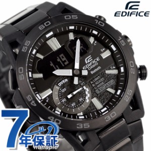 【2日間限定★全品400円OFFクーポン】 エディフィス EDIFICE ECB-40BK-1A サスペンション Bluetooth 海外モデル メンズ 腕時計 ブランド 
