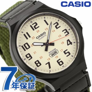 カシオ CASIO MW-240B-3BV チプカシ 海外モデル メンズ 腕時計 ブランド カシオ casio アナログ クリームイエロー カーキグリーン/ブラッ