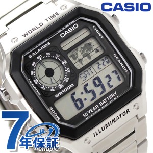 カシオ チプカシ 海外モデル クオーツ メンズ 腕時計 AE-1200WHD-1AVCF CASIO シルバー