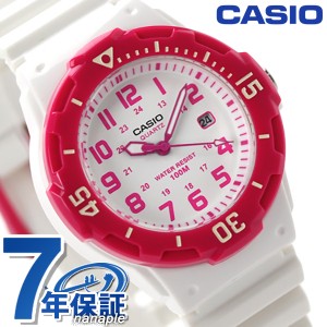 カシオ チプカシ 海外モデル デイト クラシック LRW-200H-4BVDF CASIO 腕時計 クオーツ ホワイト×ピンク