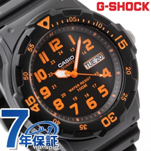 カシオ チプカシ 腕時計 デイデイト クラシック 海外モデル オールブラック×オレンジ CASIO MRW-200H-4BVDF