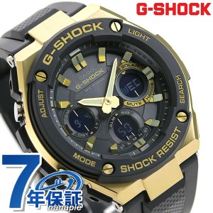 gショック ジーショック G-SHOCK ソーラー GST-S100G-1ADR Gスチール ブラック 黒 ゴールド CASIO カシオ 腕時計 メンズ