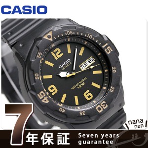 カシオ チプカシ スタンダード デイデイト 腕時計 MRW-200H-1B3VDF CASIO オールブラック