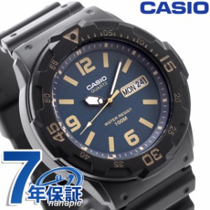 カシオ チプカシ スタンダード デイデイト 腕時計 MRW-200H-2B3VDF CASIO ブルー×ブラック