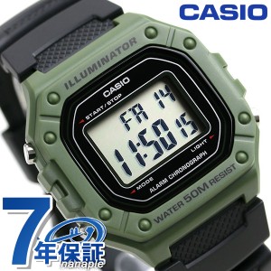 カシオ チープカシオ デジタル グリーン 海外モデル メンズ レディース 腕時計 W-218H-3AVDF CASIO チプカシ