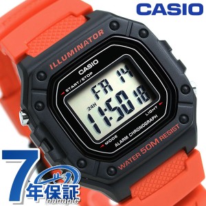 カシオ チープカシオ デジタル レッド 海外モデル メンズ レディース 腕時計 W-218H-4BVDF CASIO チプカシ