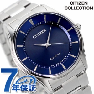 シチズン 日本製 ソーラー メンズ 腕時計 BJ6480-51L CITIZEN ネイビー