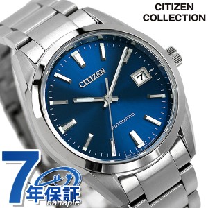 シチズン コレクション メカニカル クラシカルライン 日本製 自動巻き メンズ 腕時計 NB1050-59L CITIZEN COLLECTION ブルー