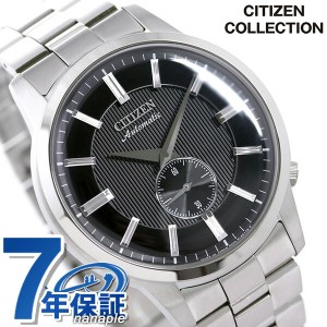 シチズン メカニカル 自動巻き メンズ 腕時計 クラシック NK5000-98E CITIZEN ブラック