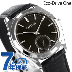 【特典付】 シチズン エコドライブ ワン ソーラー 日本製 クオーツ メンズ 腕時計 ブランド AQ5010-01E CITIZEN Eco-Drive One ブラック