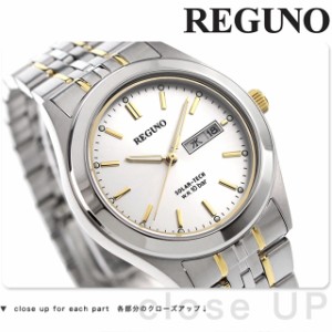 【2日間限定★全品400円OFFクーポン】 シチズン レグノ スタンダード リングソーラー 腕時計 KM1-113-13 CITIZEN REGUNO シルバー ゴール