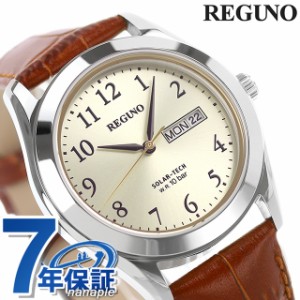 シチズン レグノ スタンダード リングソーラー 腕時計 KM1-211-30 CITIZEN REGUNO ゴールド ブラウン