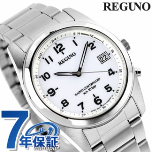 シチズン REGUNO レグノ ソーラーテック電波時計 ホワイト/アラビア RS25-0482H