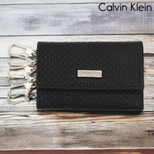 カルバンクライン キーケース メンズ ブランド CALVIN KLEIN Key Case レザー 革 31CK170001 ブラック 小物