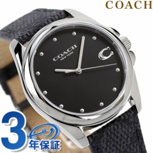 コーチ グレイソン クオーツ 腕時計 レディース 革ベルト COACH 14504112 アナログ ブラック 黒