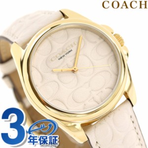 【2日間限定★全品400円OFFクーポン】 コーチ グレイソン クオーツ 腕時計 レディース 革ベルト COACH 14504141 アナログ アイボリー