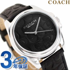 コーチ グレイソン クオーツ 腕時計 レディース 革ベルト COACH 14504142 アナログ ブラック 黒
