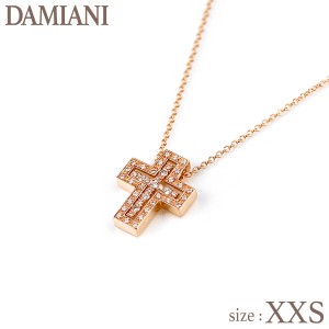 Damiani ベルエポック スクエア エメラルド ダイヤモンド ネックレス K18WG レディース