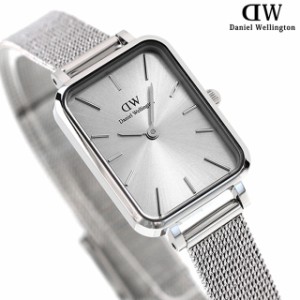 ダニエルウェリントン QUADRO PRESSED UNITONE クオーツ 腕時計 レディース DANIEL WELLINGTON DW00100486 アナログ シルバー