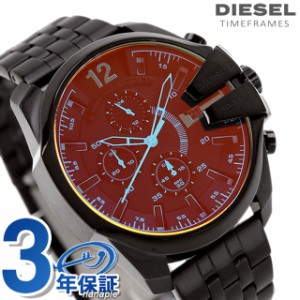 【2日間限定★400円OFFクーポン】 ディーゼル ベビーチーフ 43mm クロノグラフ クオーツ メンズ 腕時計 DZ4566 DIESEL オールブラック 黒