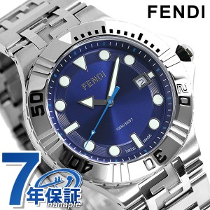 【2日間限定★全品400円OFFクーポン】 フェンディ 時計 ノーティコ 46mm スイス製 メンズ 腕時計 F108100301 FENDI ブルー