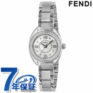 フェンディ モメント フェンディ クオーツ 腕時計 レディース ダイヤモンド FENDI F218024500B1 アナログ ホワイトシェル 白 スイス製