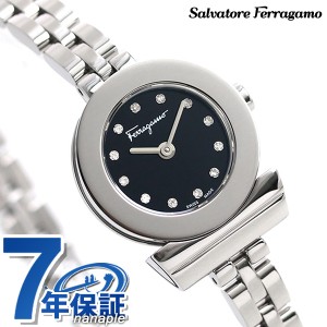 フェラガモ ガンチーニ レディース 腕時計 SFBF00218 Ferragamo ブラック