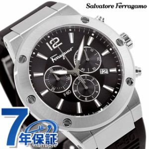 サルヴァトーレ フェラガモ エフエイティ クオーツ 腕時計 ブランド メンズ クロノグラフ Salvatore Ferragamo SFEX00523 アナログ ブラ