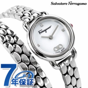 サルヴァトーレ フェラガモ バリナ クオーツ 腕時計 レディース 2重 Salvatore Ferragamo SFHT00520 アナログ ホワイト 白 スイス製