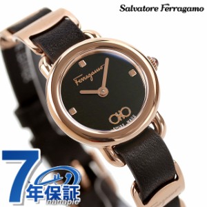 サルヴァトーレ フェラガモ バリナ クオーツ 腕時計 レディース 革ベルト Salvatore Ferragamo SFHT01522 アナログ ブラック 黒 スイス製