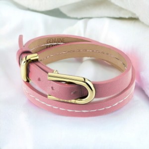 フルラ ブレスレット レディース ブランド FURLA BUCKLE BRACELET エコレザー FJ0414BTU ピンク アクセサリー