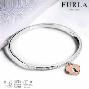 フルラ バングル レディース ブランド FURLA LOVING PADLOCK BRACELET Lサイズ ステンレススチール FJ0809BTL シルバー アクセサリー