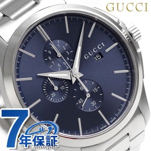 【6/23限定★1000円OFFにさらに+3倍】 グッチ 時計 メンズ GUCCI 腕時計 Gタイムレス クロノグラフ クオーツ YA126273 ブルー