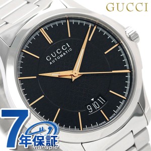 【クロス付】 グッチ 時計 メンズ GUCCI 腕時計 Gタイムレス 40mm 自動巻き YA126432 ブラック