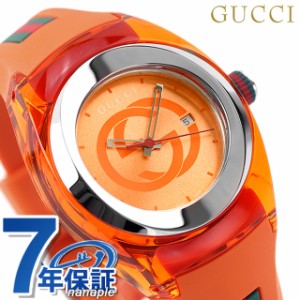 【6/13限定★1000円OFFクーポンにさらに+3倍】 グッチ 時計 レディース GUCCI 腕時計 シンク 36mm オレンジ YA137311