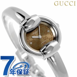 【2日間限定★400円OFFクーポン】 グッチ バングル GUCCI 1400 時計 レディース ブラウン YA014514