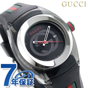 【2日間限定★全品400円OFFクーポン】【クロス付】 グッチ シンク 36mm レディース 腕時計 ブランド YA137301 GUCCI ブラック