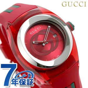 【2日間限定★400円OFFクーポン】 グッチ シンク 36mm レディース 腕時計 ブランド YA137303 GUCCI レッド