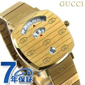 【クロス付】 グッチ 時計 グリップ 35mm メンズ レディース 腕時計 YA157403 GUCCI ゴールド