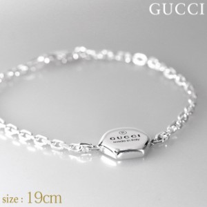 【6/23限定★1000円OFFにさらに+3倍】 グッチ ブレスレット メンズ レディース ブランド GUCCI トレードマーク スターリングシルバー 779