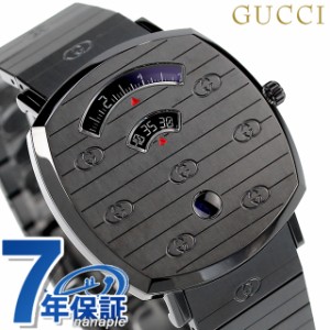 【クロス付】 グッチ 時計 グリップ クオーツ 腕時計 メンズ レディース GUCCI YA157429 ブラック 黒 スイス製