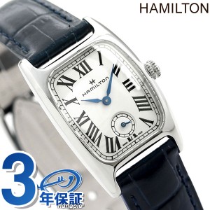 H13321611 ハミルトン アメリカンクラシック ボルトン レディース 腕時計 HAMILTON ネイビー