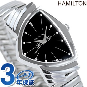 【6/13限定★1000円OFFクーポンにさらに+3倍】 H24411232 ハミルトン HAMILTON ベンチュラ フレックス ブラック メンズ 腕時計