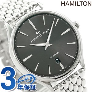 H38525181 ハミルトン ジャズマスター シンライン オート 自動巻き メンズ 腕時計 HAMILTON グレーシルバー