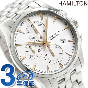 ハミルトン ジャズマスター クロノグラフ 43mm 自動巻き メンズ 腕時計 H32586111 HAMILTON 時計 ホワイト