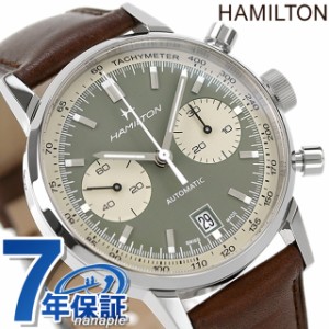 ハミルトン アメリカン クラシック イントラマティック オートクロノ 腕時計 メンズ 自動巻き 革ベルト HAMILTON H38416560 ブラウン