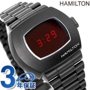 ハミルトン アメリカン クラシック PSR デジタルクオーツ 41mm クオーツ 腕時計 メンズ HAMILTON H52404130 デジタル レッド ブラック 黒