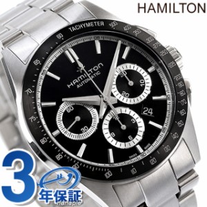 ハミルトン ジャズマスター パフォーマー 42mm 自動巻き 機械式 腕時計 メンズ クロノグラフ HAMILTON H36606130 アナログ ブラック 黒 